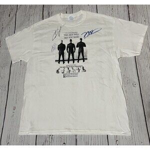 Mens Stripper T Shirt Signed Modern Fifty Shades Male Revue Burlesque Graphic XL